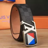 louis vuitton Ceinture cuir auto-ferme 2018 new flag grid